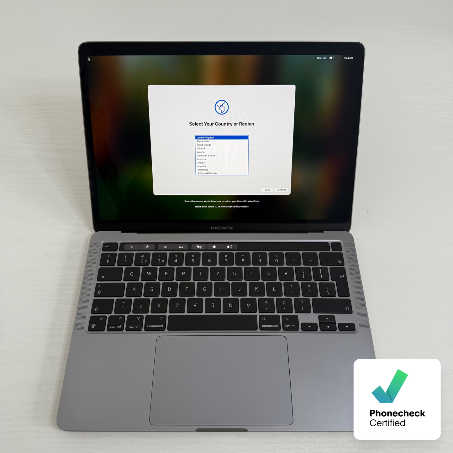 Apple MacBook Pro 13" (2022) M2 | 8-Core CPU 10-Core GPU | 8GB | 256GB | Space Gray | GRADE A