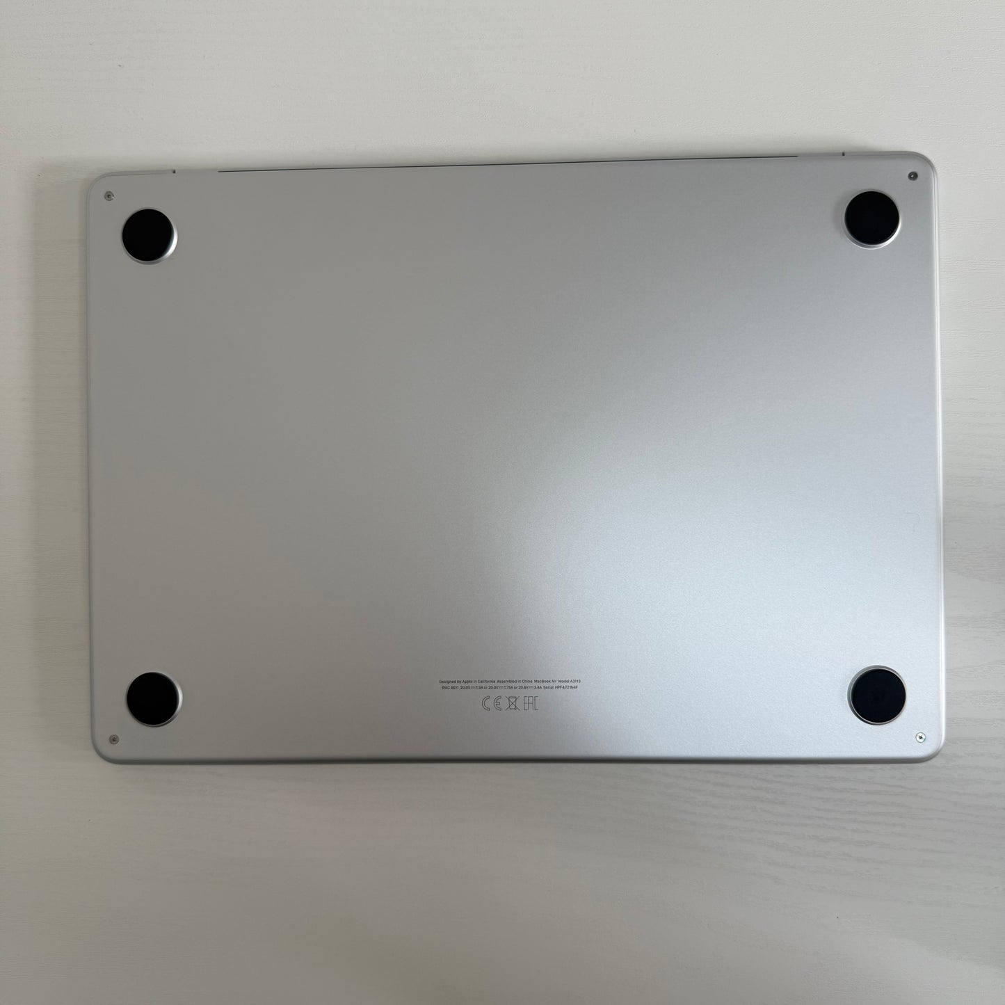 Apple MacBook Air 13" (2024) M3 | 8-Core CPU 10-Core GPU | 8GB | 512GB | Silver | GRADE A