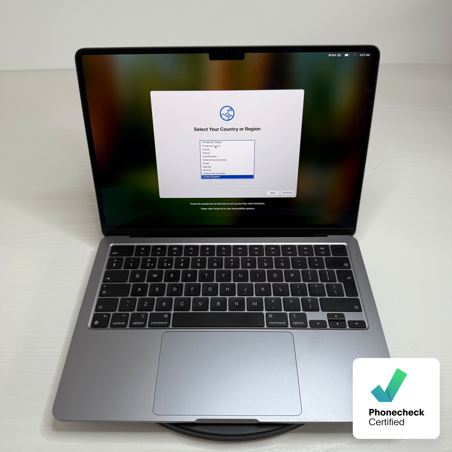 Apple MacBook Air 13" (2024) M3 | 8-Core CPU 10-Core GPU | 8GB | 512GB | Space Grey | GRADE C