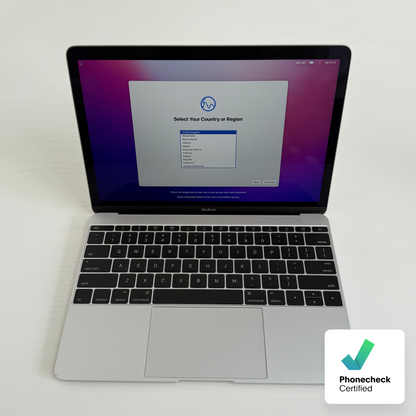 Apple MacBook 12" (Early 2016) Intel Core M5 | 8GB RAM | 512GB SSD | Silver | Grade B