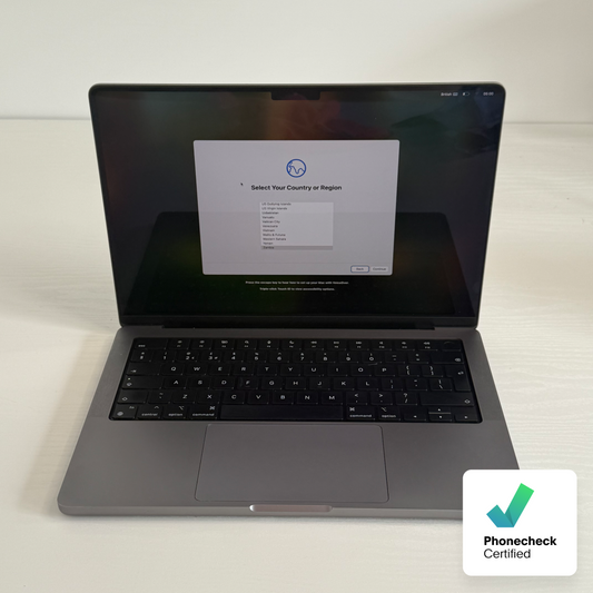Apple MacBook Pro 14" (2021) M1 Pro | 10-Core CPU 16-Core GPU | 16GB| 1TB |Grey| GRADE B