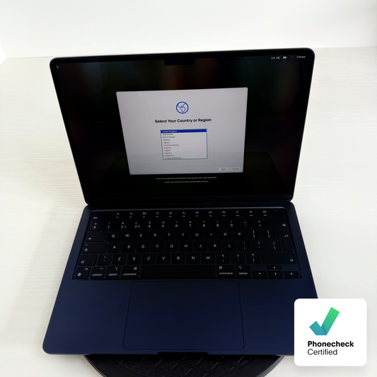 Apple MacBook Air 13" (2024) M3 | 8-Core CPU 10-Core GPU | 8GB | 512GB | Midnight | GRADE A