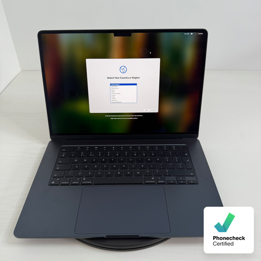 Apple MacBook Air 15" (2023) M2 | 8-Core CPU 10-Core GPU | 8GB |512GB | Midnight | GRADE B