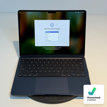 Apple MacBook Air 13" (2024) M3 | 8-Core CPU 10-Core GPU | 16GB | 512GB | Midnight | GRADE B