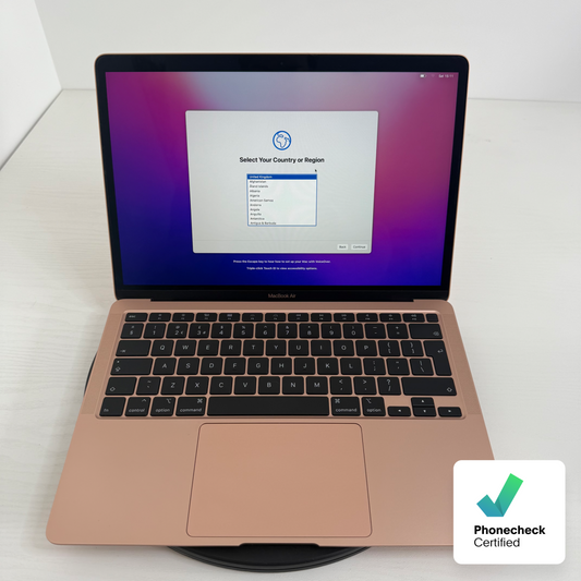 Apple MacBook Air 13" (2020) | 10th Gen i5 | 8GB | 512GB SSD | Rose Gold | GRADE B