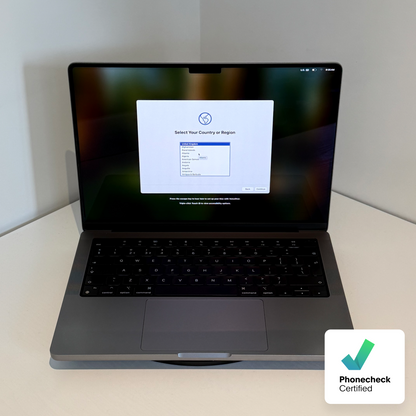 Apple MacBook Pro 14" (2021) M1 Pro | 10-Core CPU 16-Core GPU | 16GB RAM | 1TB SSD | Space Grey | Grade A